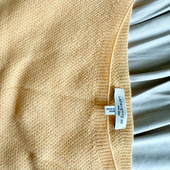 LAFAYETTE 148 Peach Cashmere Sweater size XS - Picture 13 of 13